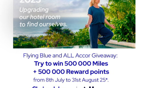 法航荷航和雅高集团推出 Flying Blue 20 周年免费赠送活动，有效期至 2025 年 8 月 31 日