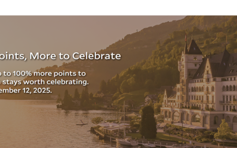 全球顶级酒店集团“Leading Hotels Of The World”推出“Leaders Club”积分活动，凡于2025年9月12日前购买积分，即可享受100%积分奖励。