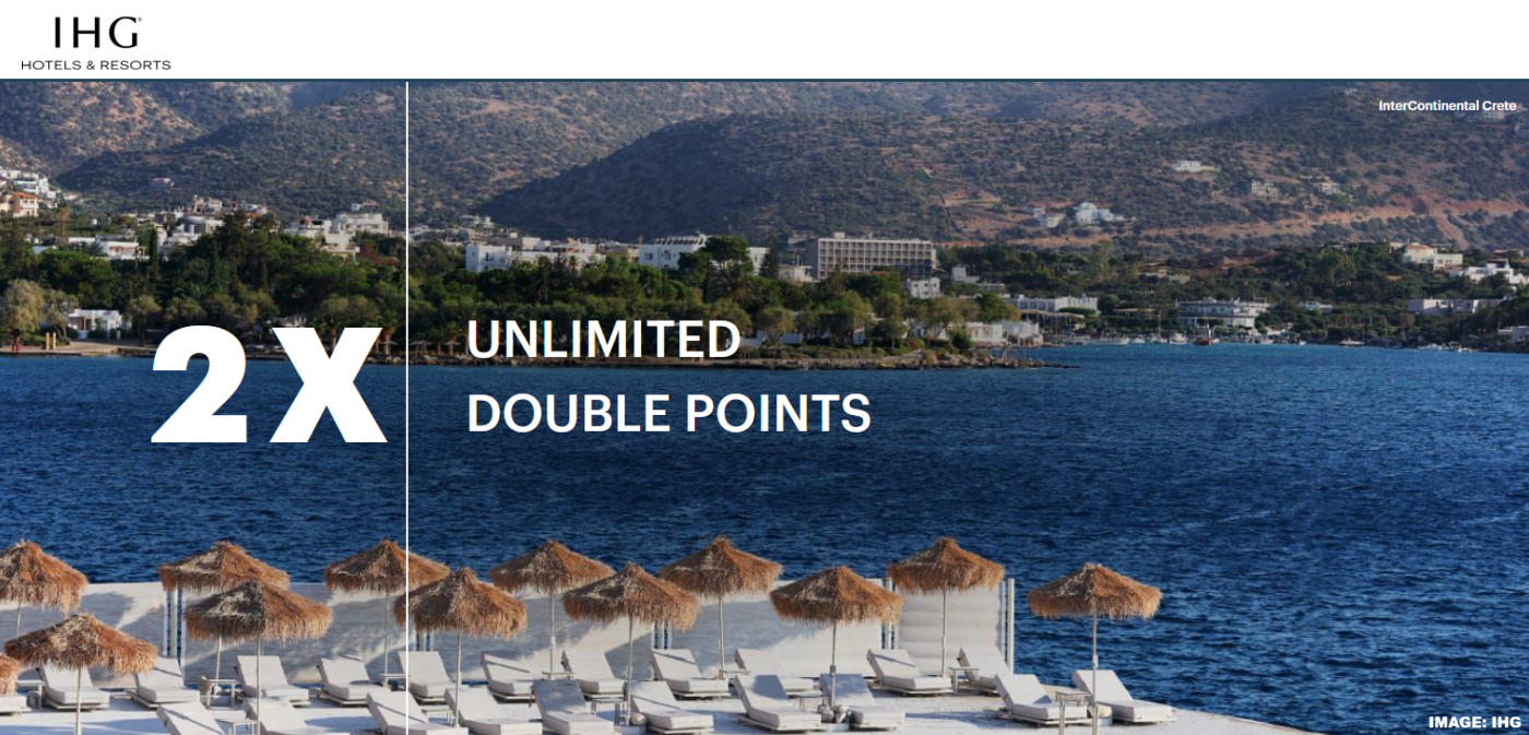 IHG One Rewards 无限积分双倍活动 2025年9月1日至30日