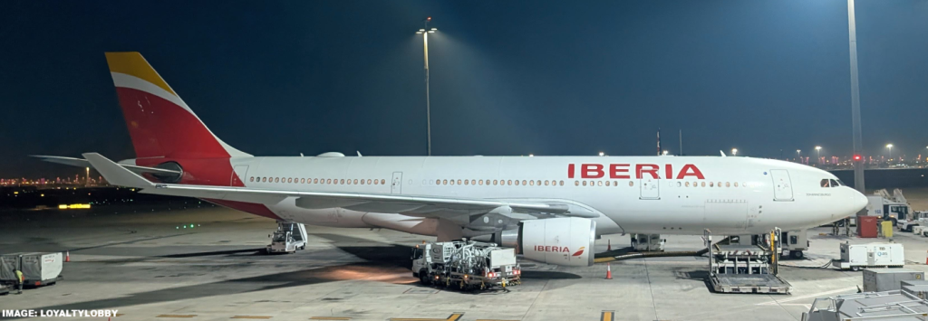卡塔尔航空公司与伊比利亚航空公司合作，于2025年9月1日至12月10日期间，乘坐飞往西班牙的航班可获得双倍Avios积分。（预订时间：2025年8月10日至26日）