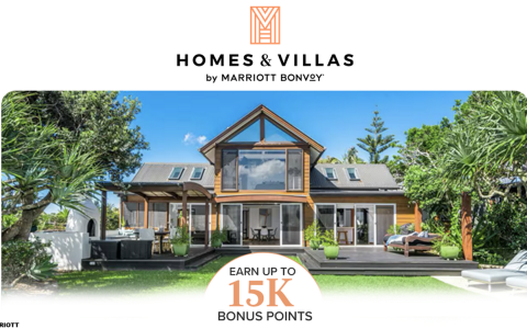 万豪旅享家度假别墅：2026年3月31日前长住可享最高15,000奖励积分（11月6日前预订）