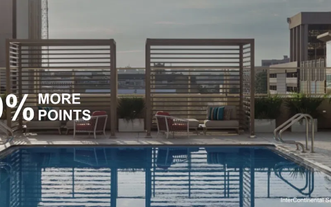 限时抢购：购买洲际酒店集团积分享 100% 奖励积分