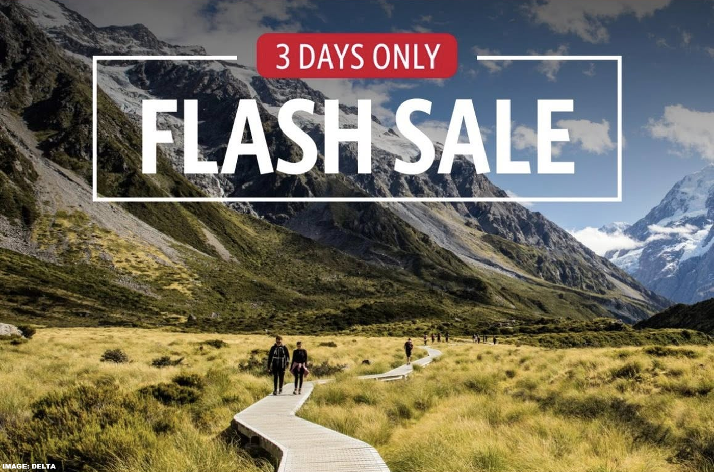 达美航空72小时亚太地区奖励机票限时特惠（2025年9月26日前预订）