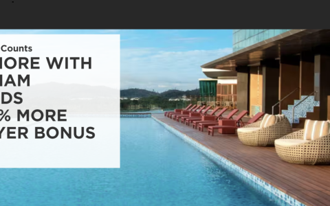 温德姆礼赏计划至新加坡航空20%兑换奖励，有效期至2025年12月27日