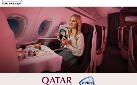 卡塔尔航空希尔顿航班优惠活动：预订即享额外Avios积分，适用旅行日期至2026年3月31日（需于10月31日前预订）