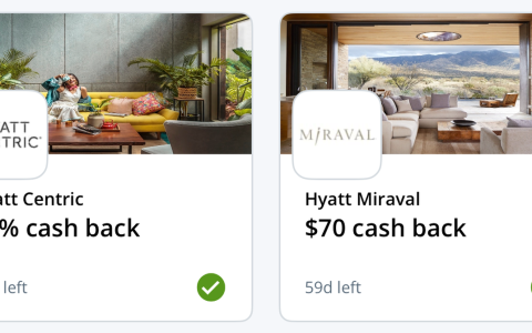 Chase推出凯悦臻选酒店及米拉瓦尔度假村现金返还优惠