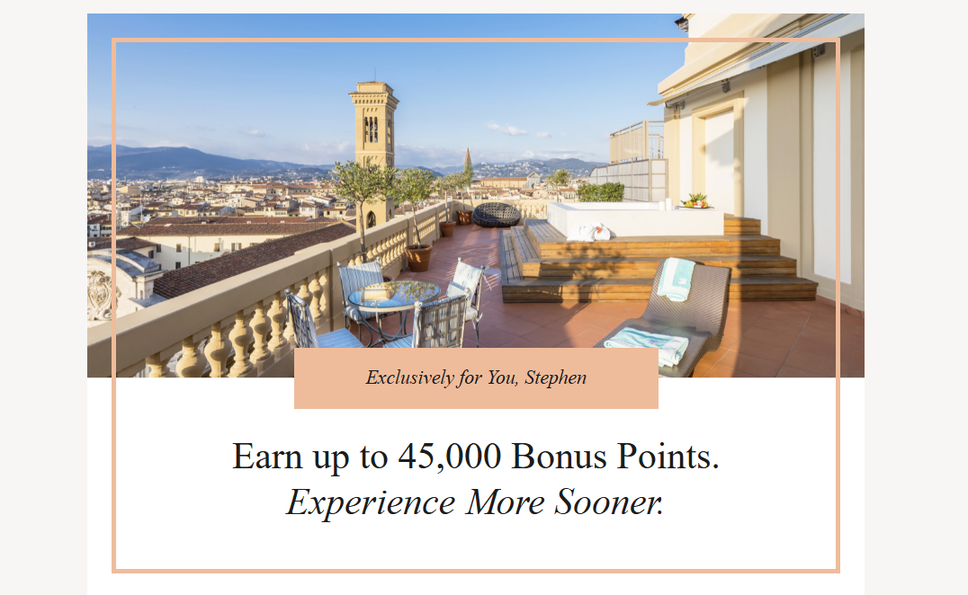 万豪推出新一轮定向奖励积分活动