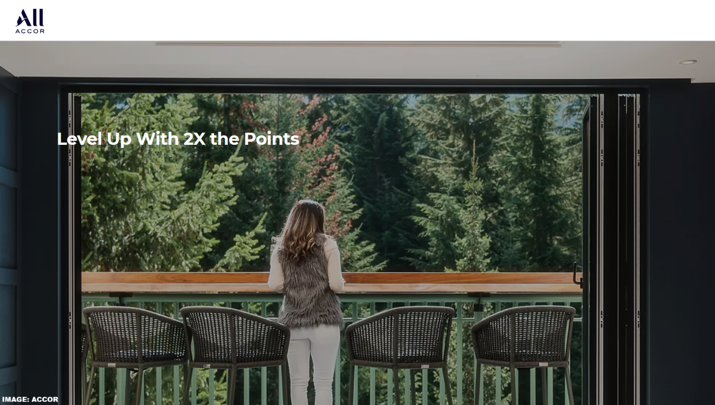 雅高美洲区双倍积分活动2025年10月15日至2026年3月31日（需于2025年1月15日前预订）