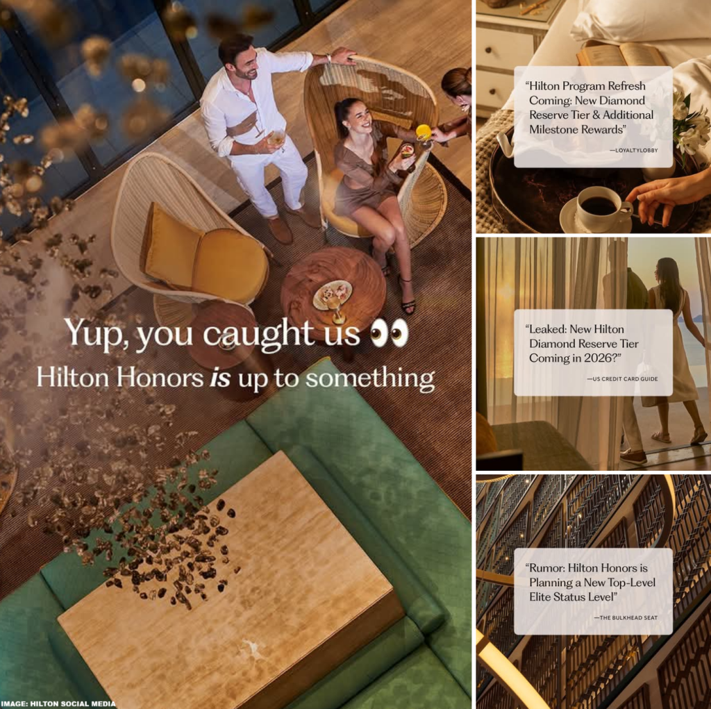 希尔顿现已确认即将推出荣誉计划升级方案