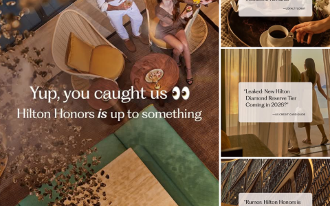 希尔顿现已确认即将推出荣誉计划升级方案