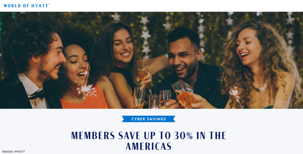 凯悦美洲酒店网络促销：2022 年 11 月 20 日至 2026 年 4 月 30 日期间入住，最高可享 30% 折扣（预订截止日期：12 月 11 日）