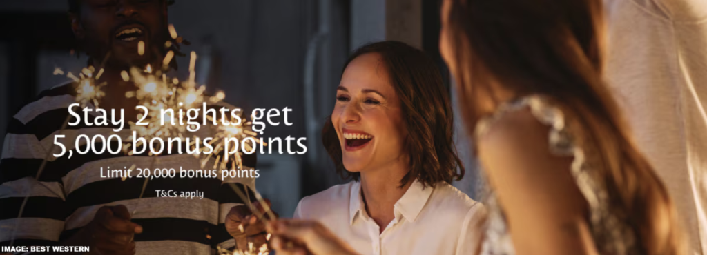 最佳西方奖励计划：2026年12月1日至2026年2月1日期间入住欧洲、中东及非洲地区酒店，最高可获20,000奖励积分