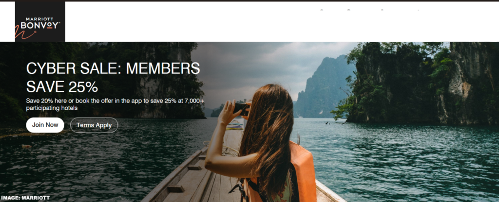 万豪旅享家网络特惠：2026年11月30日至2月22日入住享75折优惠（12月2日前预订）