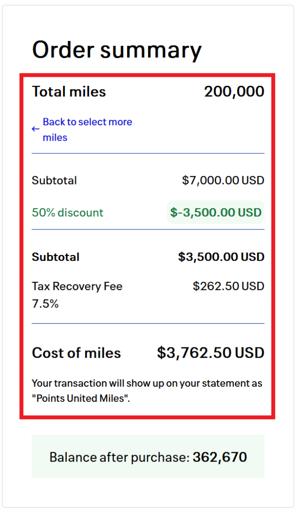 美国联合航空公司里程购买活动：最高享 50% 折扣，优惠持续至 2025 年 11 月 30 日