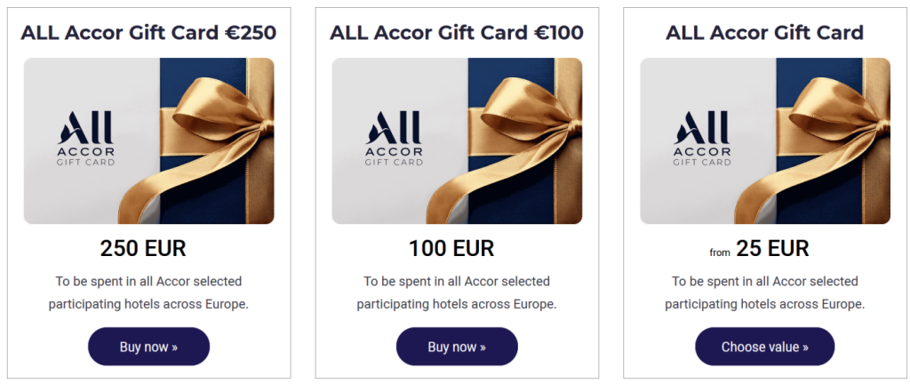 2025 年 12 月 2 日至 5 日,所有雅高礼品卡均可获赠 1000 点额外积分