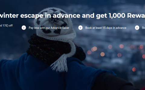 2026 年 12 月 17 日至 2027 年 2 月 27 日期间入住 Accor 欧洲及北非精选品牌酒店，每晚可获 1000 点奖励积分（预订截止日期：1 月 12 日）