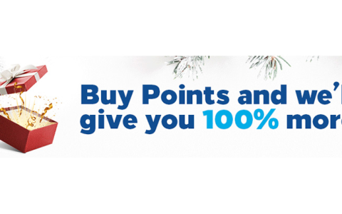 希尔顿荣誉客会：购买积分享 100% 奖励积分