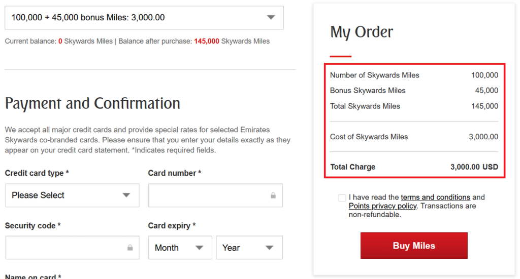 阿联酋航空里程奖励计划：12 月 9 日前限时 48 小时，购买里程享 45%额外奖励