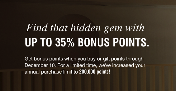 优惠延长：购买万豪旅享家积分可享高达 40% 的奖励积分