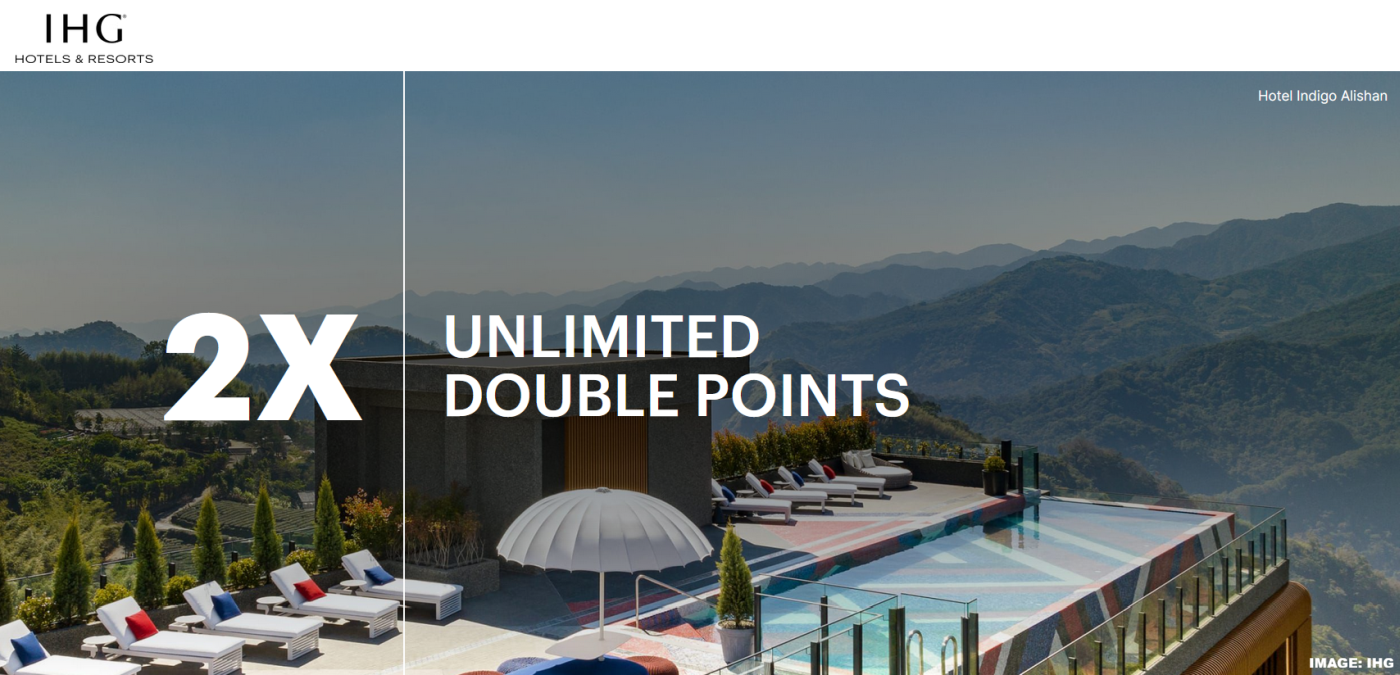 洲际酒店集团荣誉客会双倍积分活动：2026 年 1 月 1 日至 3 月 31 日