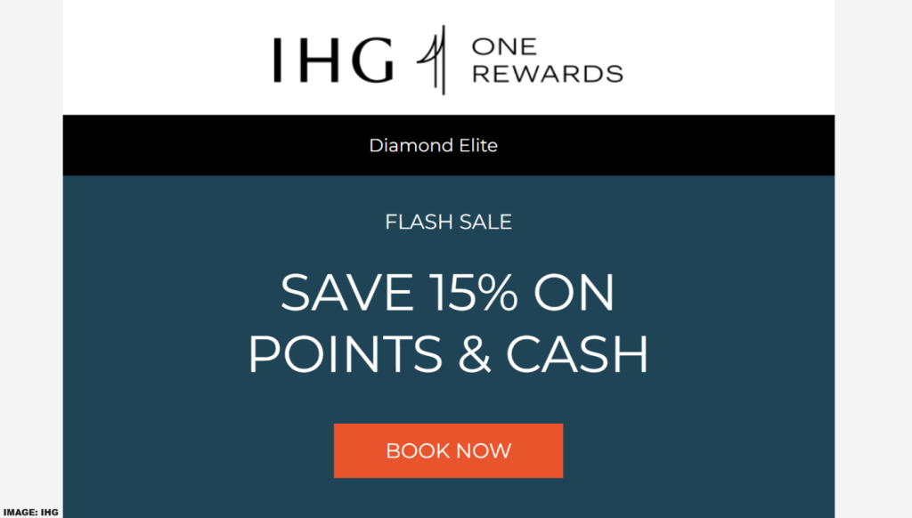 洲际酒店集团 15% 积分与现金优惠活动，入住截止日期为 2026 年 1 月 26 日（预订截止日期为 12 月 31 日）