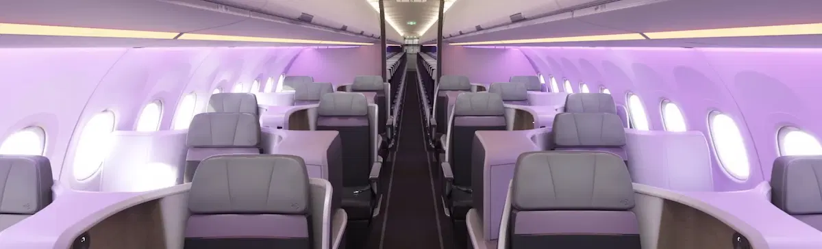 泰国航空空客 A321neo 客机配备平躺式商务舱座椅加入机队