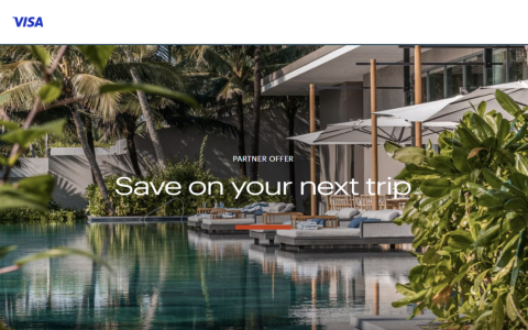 洲际酒店集团与Visa联名卡全球特惠：享合作伙伴价格最低20%折扣，有效期至2027年1月7日