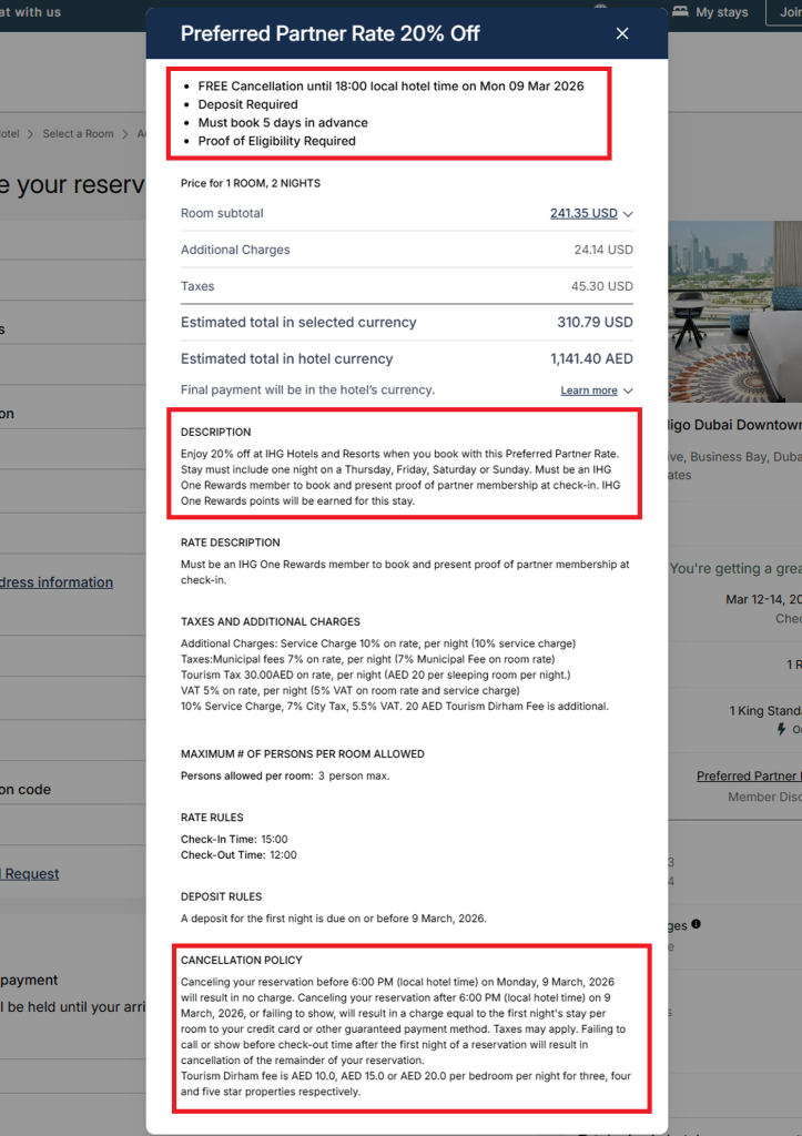 洲际酒店集团与Visa联名卡全球特惠：享合作伙伴价格最低20%折扣，有效期至2027年1月7日