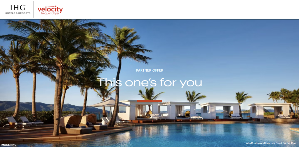 洲际酒店集团优悦会会员入住维珍澳大利亚航空 Velocity 会员计划，于 2026 年 8 月 31 日前入住可获 2000 英里奖励积分（需于 2 月 28 日前预订）