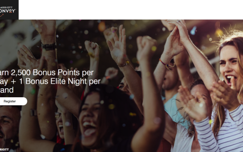 万豪旅享家2,500奖励积分 + 每品牌1晚精英住宿积分2026年2月25日至5月10日